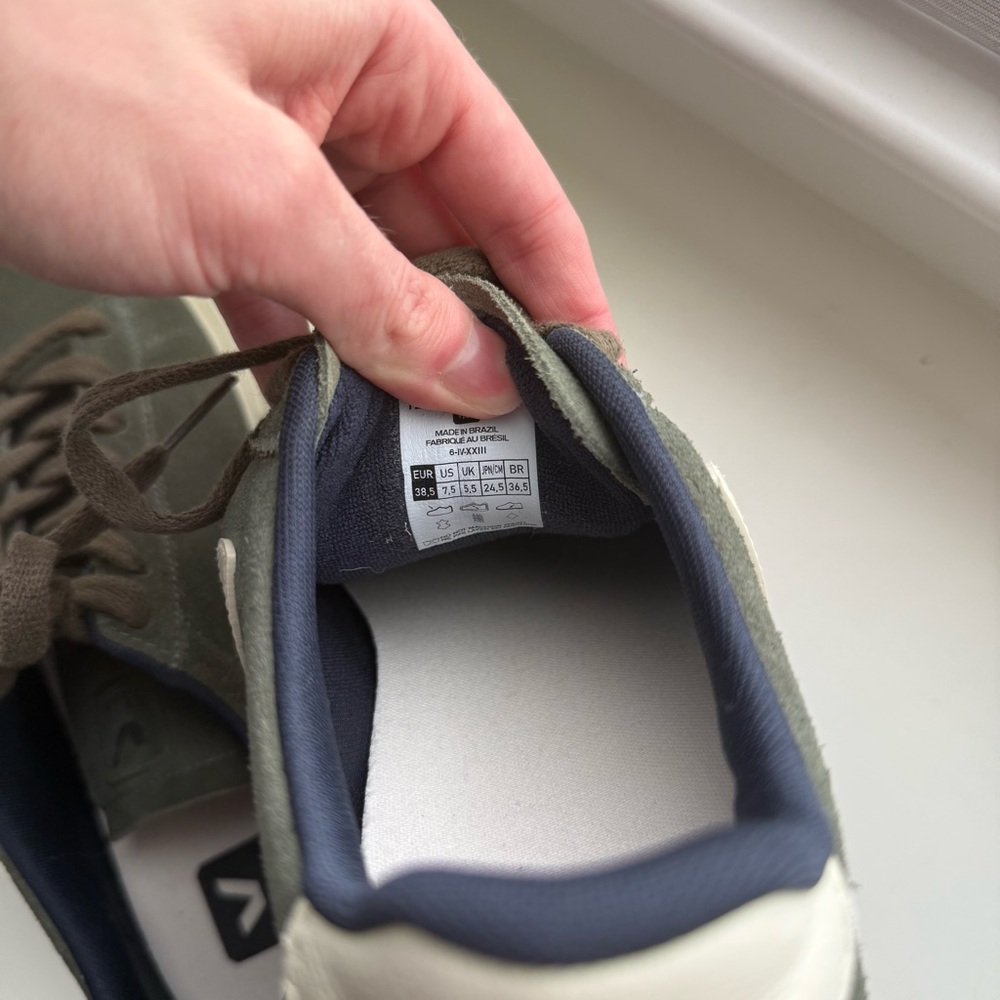 Veja Campo Sneaker Green Suede US 7.5 EU 38.5 - Picture 7 of 7